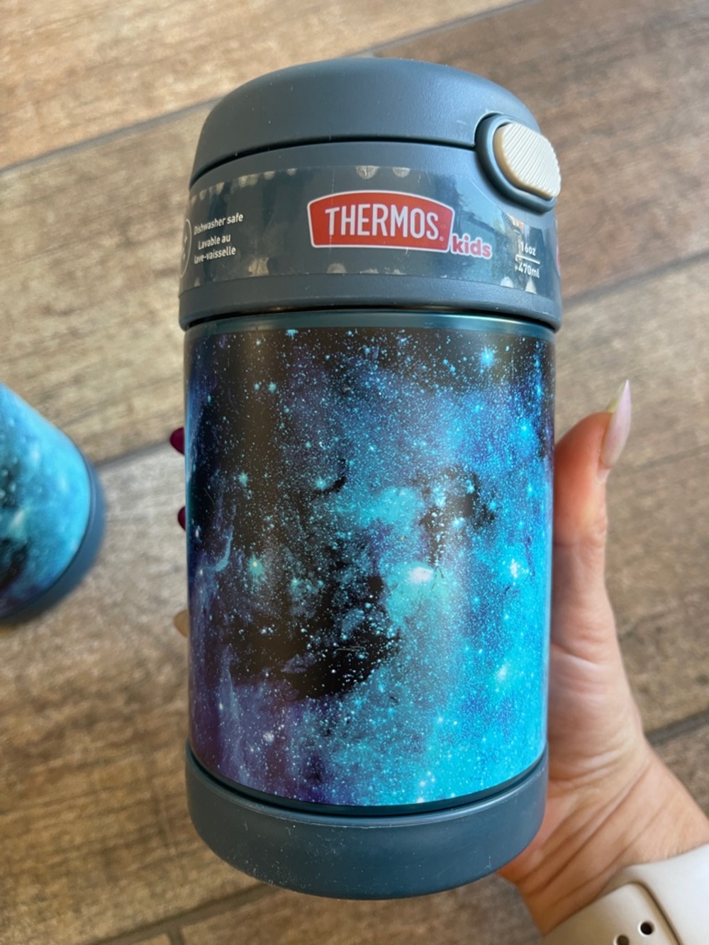 Thermos Galaxy Space Kids Food Jars 16 oz FUNtainer set of 2 - Picture 2 of 8
